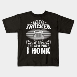 Trucker Arm Pump Kids T-Shirt